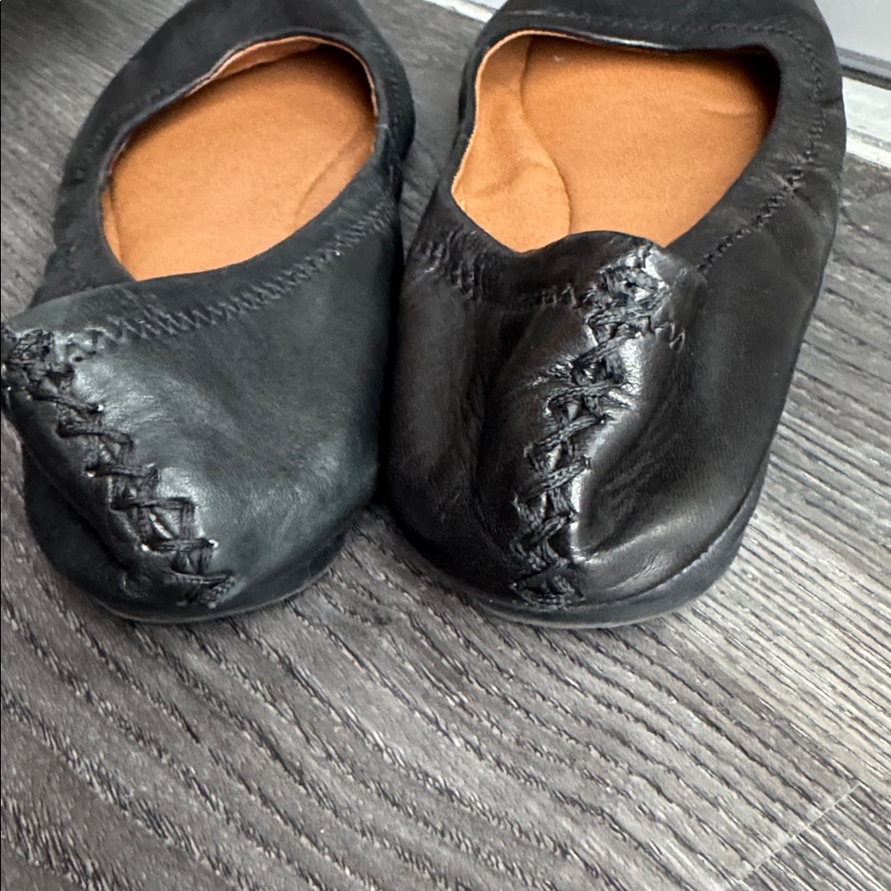 Lucky Brand Black Leather Ballet Flats - Picture 4 of 4
